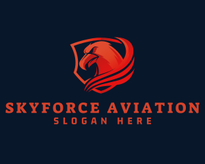Airforce - Eagle Shield Military logo design