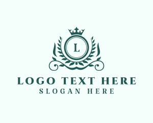 Fashion Designer - Royal Crown Wreath Boutique logo design