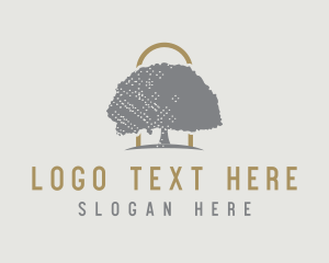 Tree - Oak Tree  Farm logo design