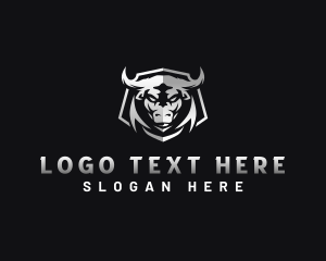 Agriculture - Ox Bull Animal logo design