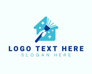 Broom Clean Sweeping Logo