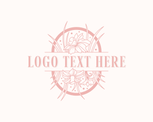 Daffodil - Garden Floral Eco logo design