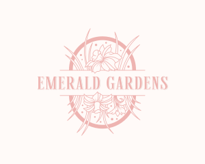 Garden Floral Eco logo design