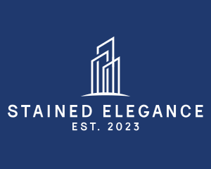 Elegant Monoline Tower logo design