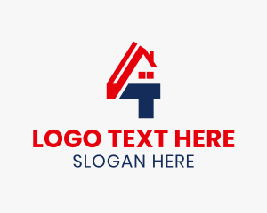 Roofing - Roofing Renovation Number 4 logo design