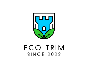 Eco Castle Defense logo design