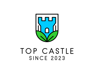 Eco Castle Defense logo design