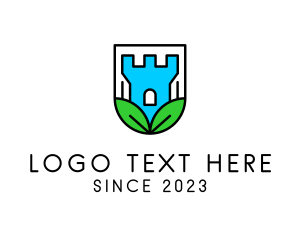 Leaf - Eco Castle Defense logo design