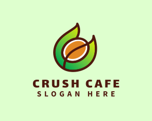 Eco Coffee Cafe logo design