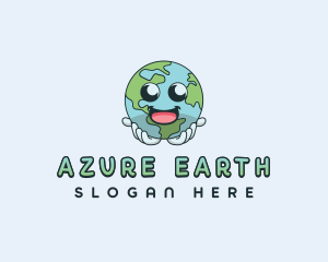 Earth Eco Globe logo design