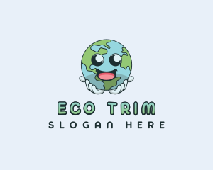 Earth Eco Globe logo design