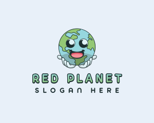 Earth Eco Globe logo design