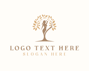 Life Coach - Woman Eco Wellness logo design