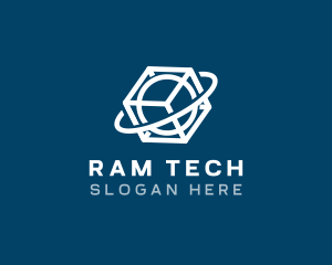 Tech Cube Planet  logo design