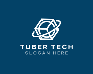 Tech Cube Planet  logo design