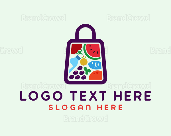 Food Shopping Market Logo