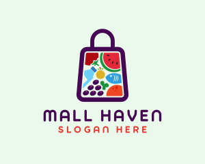 Food Shopping Market logo design