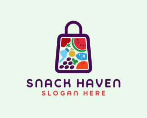 Food Shopping Market logo design