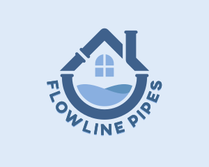 Pipe Repair Plumbing logo design