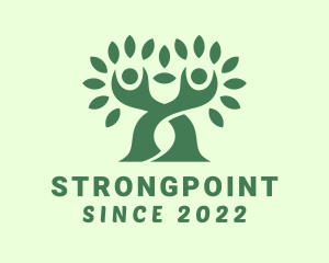 Volunteer - People Charity Tree logo design