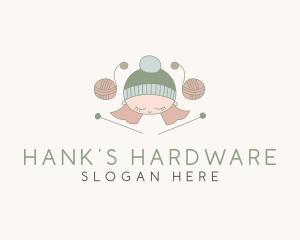 Hank - Cute Kid Crochet logo design