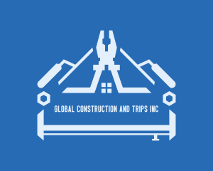 Pliers Construction Carpentry Logo