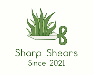 Shears - Lawn Maintenance Shears logo design