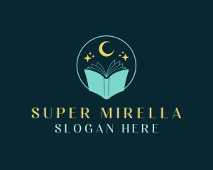 Writer - Astral Moon Book logo design