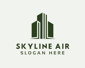 Green Skyscraper Hotel Logo