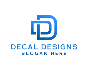 Professional Elegant Letter D Business logo design