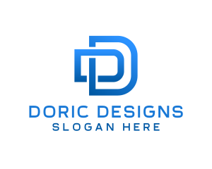 Professional Elegant Letter D Business logo design