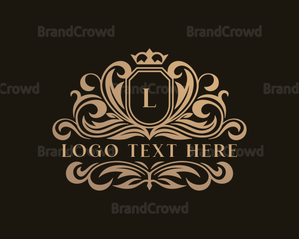 Elegant Crown Royalty Logo