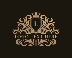 High End - Elegant Crown Royalty logo design