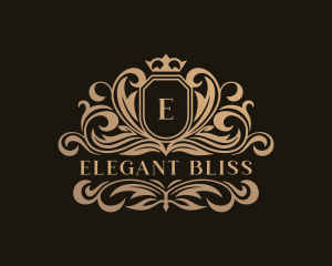 Elegant Crown Royalty Logo