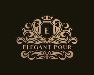 Elegant Crown Royalty logo design