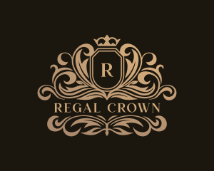 Elegant Crown Royalty logo design