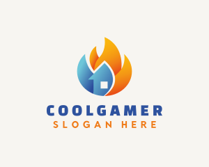 Sustainability - Warm Cool Ventilation logo design