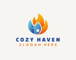 Warm - Warm Cool Ventilation logo design