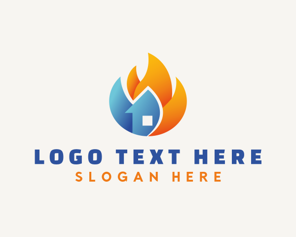 Energy - Warm Cool Ventilation logo design