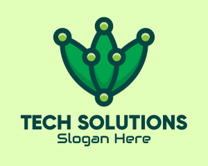 Technological - Green Bio Tech Company logo design