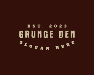 Rustic Grunge Business logo design