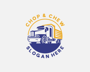 Transportation - Dump Truck Dispatch logo design