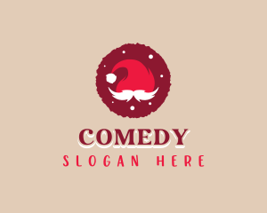 Santa Claus Hat - Santa Hat Christmas logo design