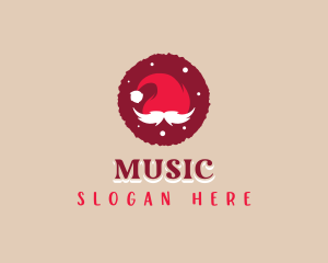 Santa Claus - Santa Hat Christmas logo design