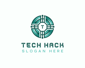 Programming Tech Circuit logo design