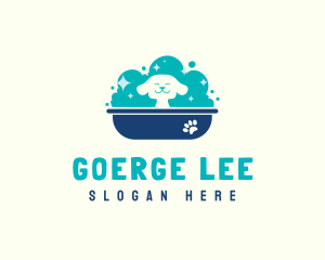 Veterinary - Bubble Bath Dog Grooming logo design