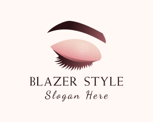 Gradient Eye Makeup logo design