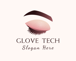 Gradient Eye Makeup logo design