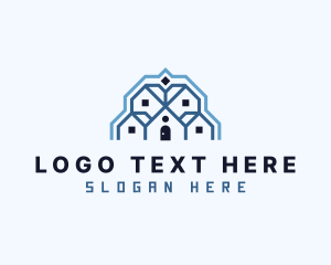 Blue - Housing Roof Renovation logo design