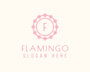 Spring Flower Plant  Logo